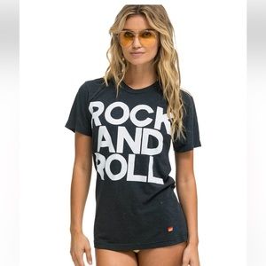 Aviator Nation Rock and Roll Tshirt - Medium